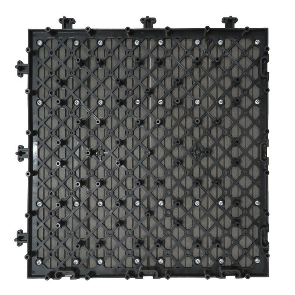 ジョイント式人工樹脂パネル　グレー, グレー, 1枚