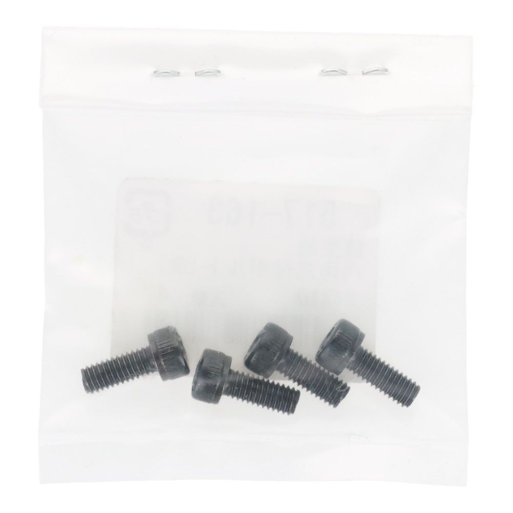 六角穴付ボルト（全）　鉄生地　Ｍ４&times;１０　４入, ボルト, M4&times;10