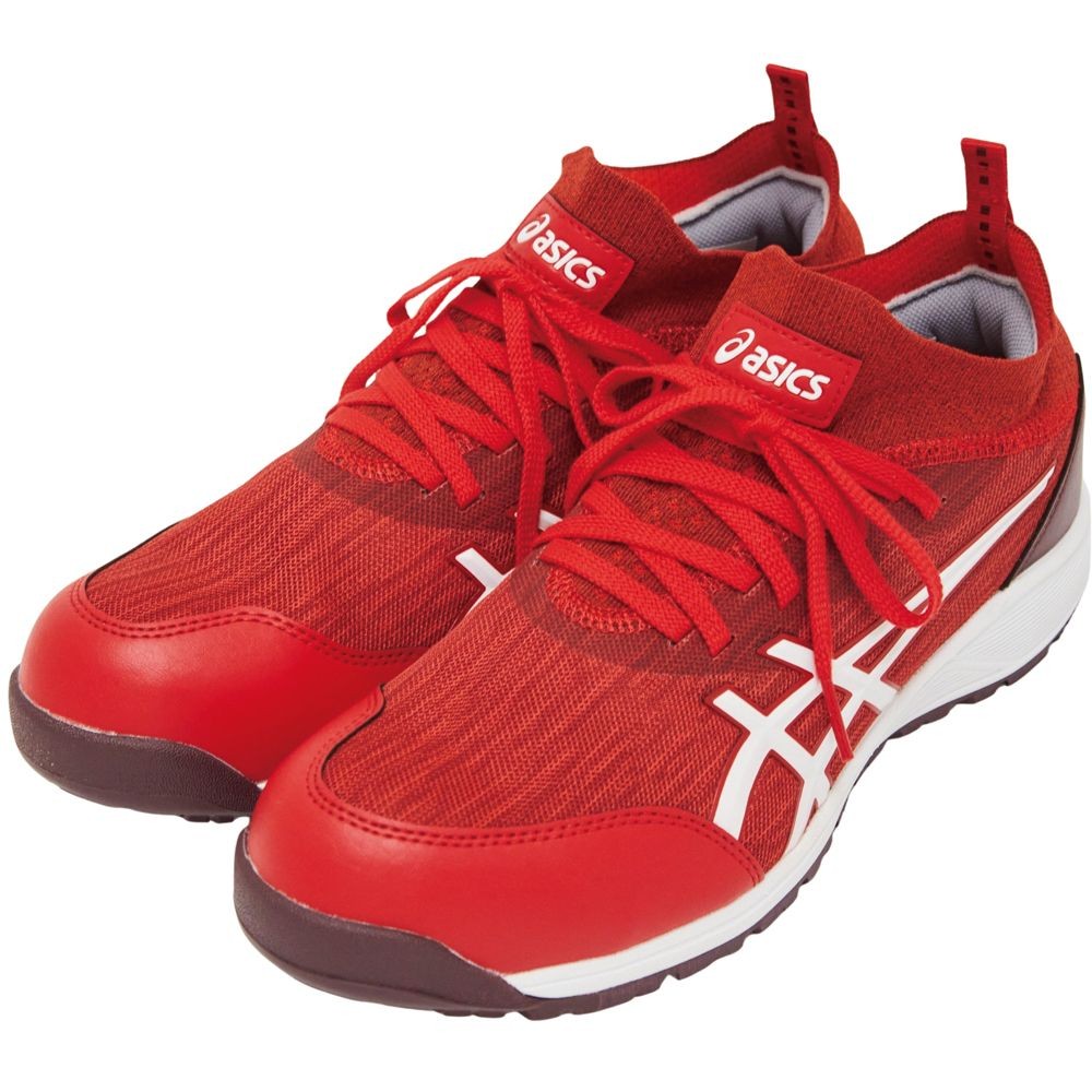 アシックス（ASICS） ウィンジョブCP213 TS ファイアリーレッド×ホワイト, ファイアリーレッド×ホワイト, 25.5cm