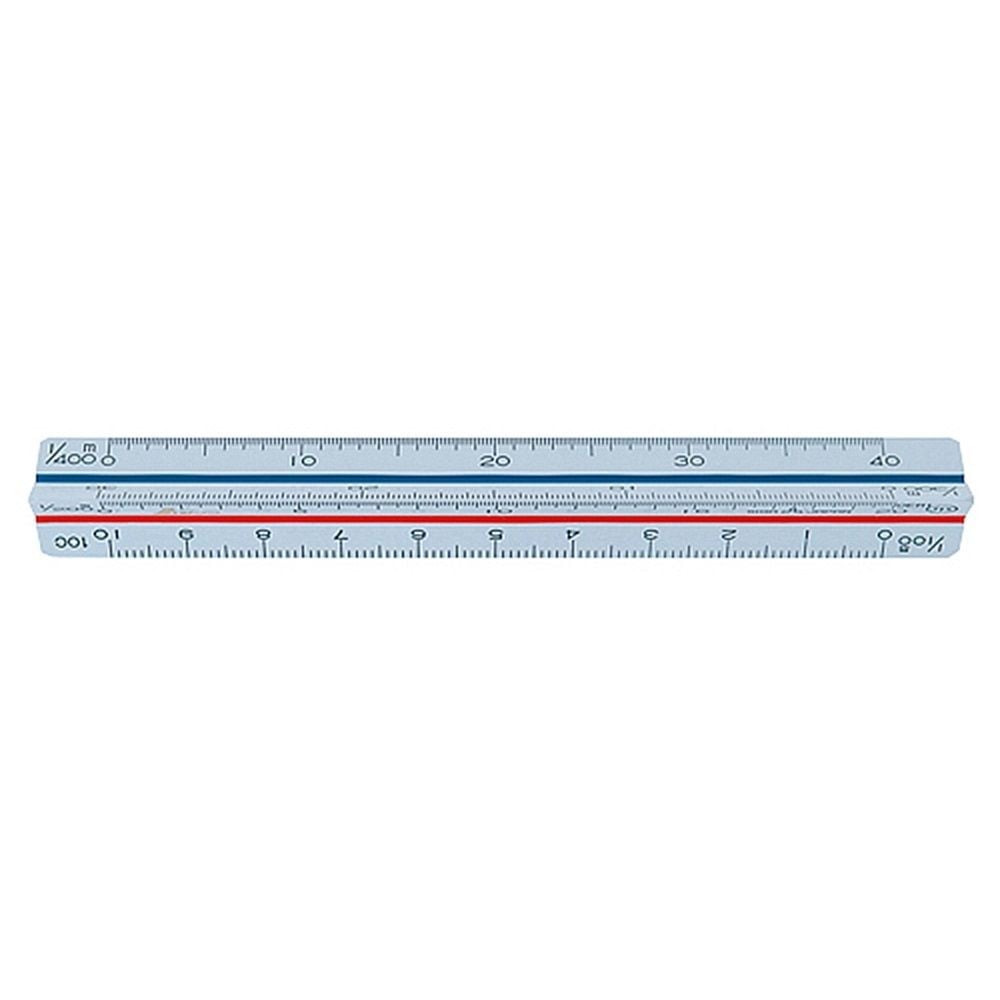三角スケール A-10 10cm JIS, 70777, 120（断面：16&times;16&times;16）mm