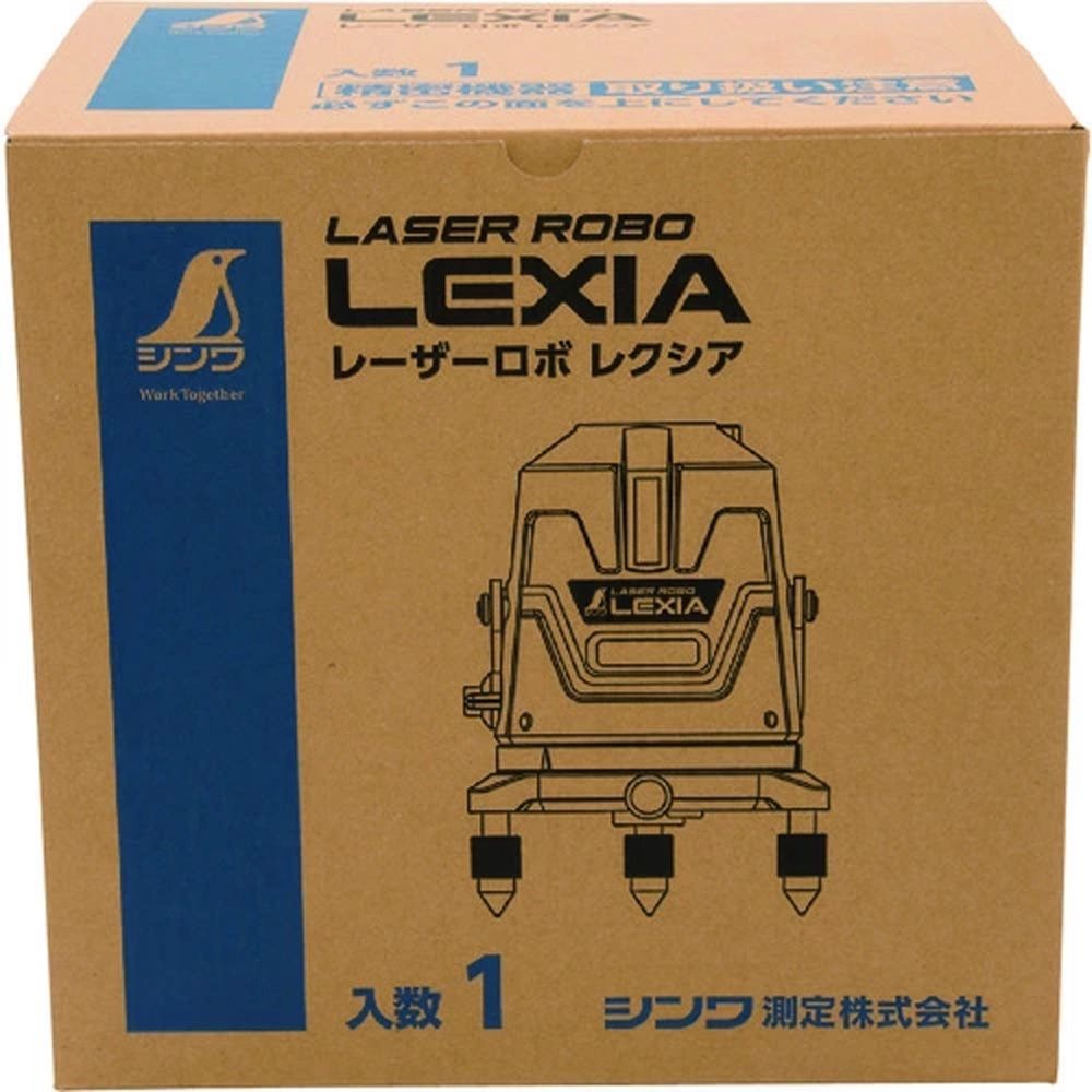 シンワ レーザーロボ LEXIA 21 レッド 70931, レッド, 幅128mm&times;奥行128mm&times;高さ173mm