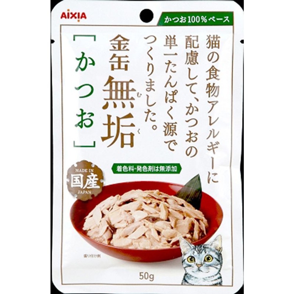 金缶無垢　かつお　50ｇ, かつお味, 50g