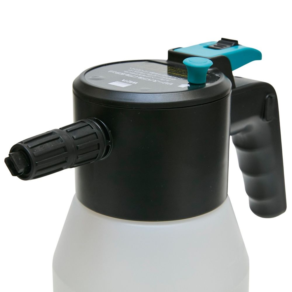 充電加圧式　洗浄フォームスプレー１．５Ｌ, 黒/白, 充電加圧式