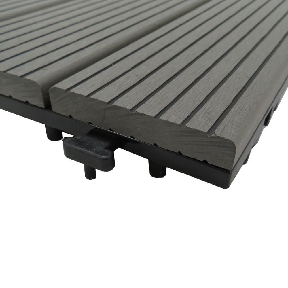 ジョイント式人工樹脂パネル　グレー, グレー, 1枚