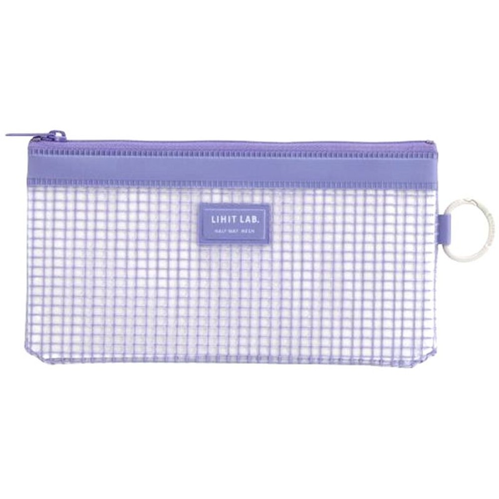 リヒト　ハ―フウエイ　　　　　メッシュケ―ス　Ｆ236, ブルーバイオレット, 通帳サイズ