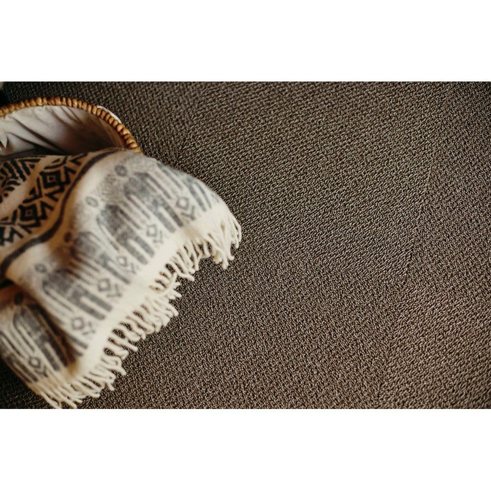 東リ　遮音タイルカーペット　ＡＫ8004ＳＣ &times;10個セット, ブラウン, 40cm