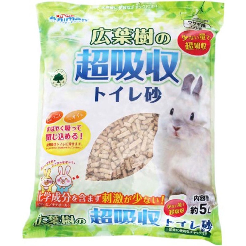 広葉樹の超吸収トイレ砂　5Ｌ, その他カラー１, その他サイズ１