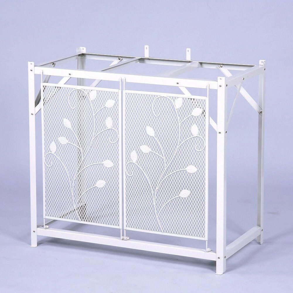 グリーンライフ エアコン室外機カバー AC-78MM, ホワイト, 幅900mm&times;奥行470mm&times;高さ800mm