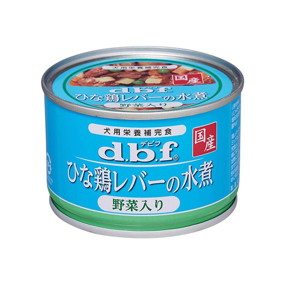 デビフ　ひな鶏レバーの水煮　野菜入り　150ｇ, 野菜入り, 150g