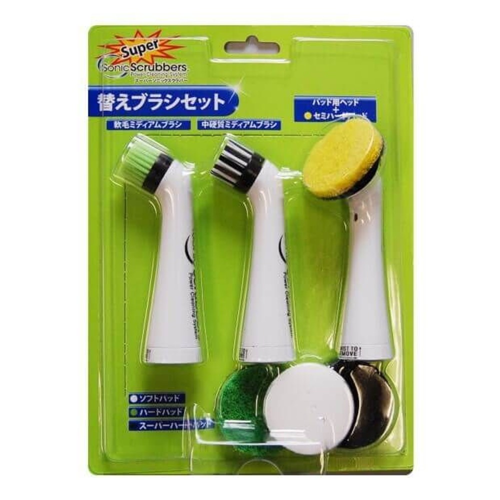 ＪＩＣ　スーパーソニックスクラバー　替えブラシセット, -, -