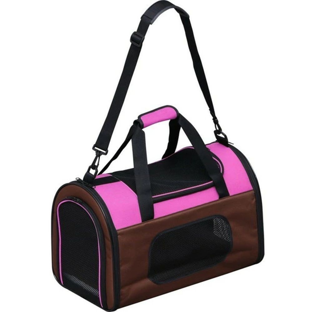 アイリスオーヤマ 折りたたみソフトキャリー Mサイズ POTC500A ピンク, ピンク, Mサイズ