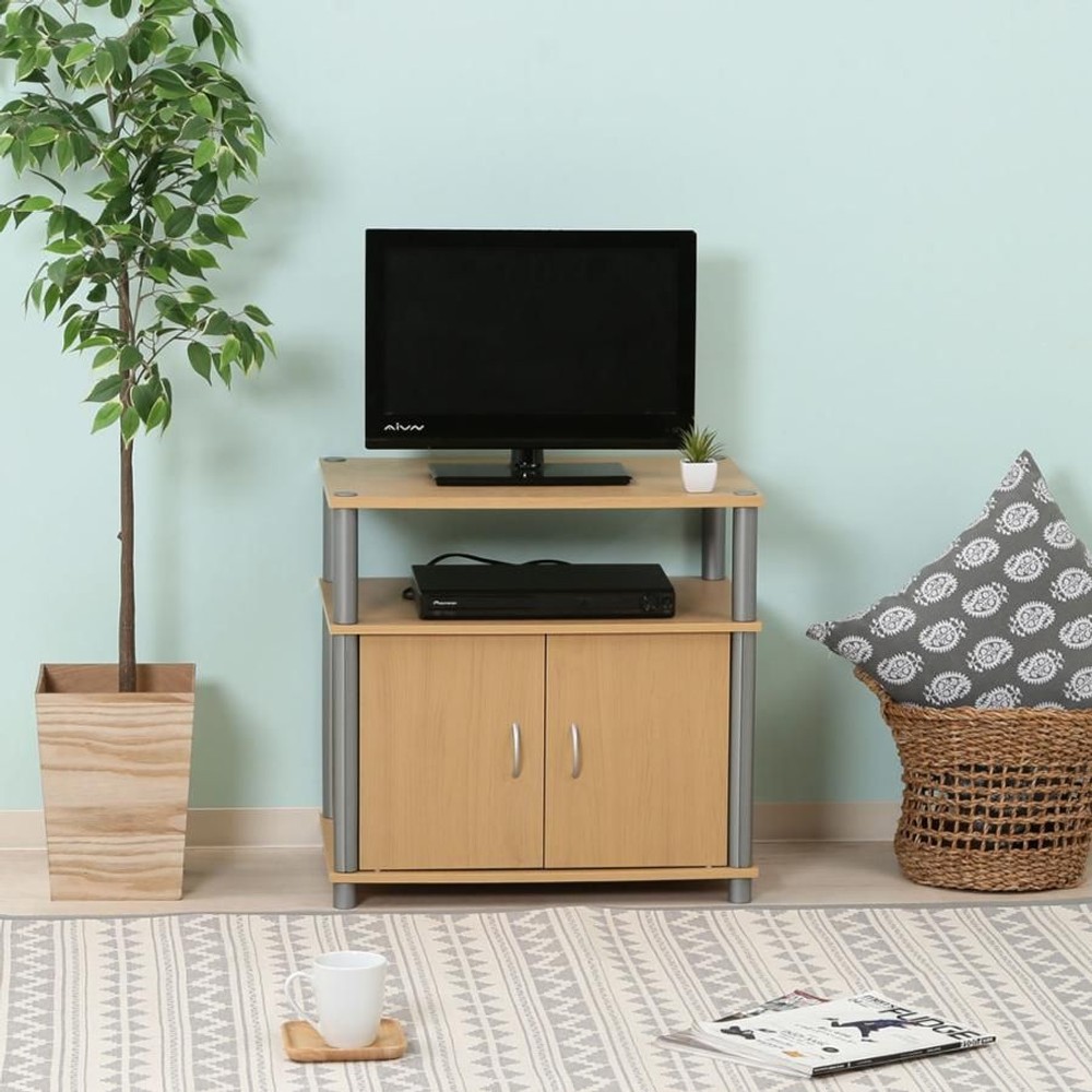 不二貿易  ＴＶラック　60Ｓ 【メーカー直送・代引不可】, ナチュラル, 60cm幅