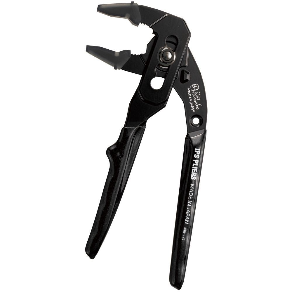 IPS PLIERS ソフトタッチＮＥＯ　コンビネーションプライヤー　１７５ｍｍ NWH-175, 黒, 175mm