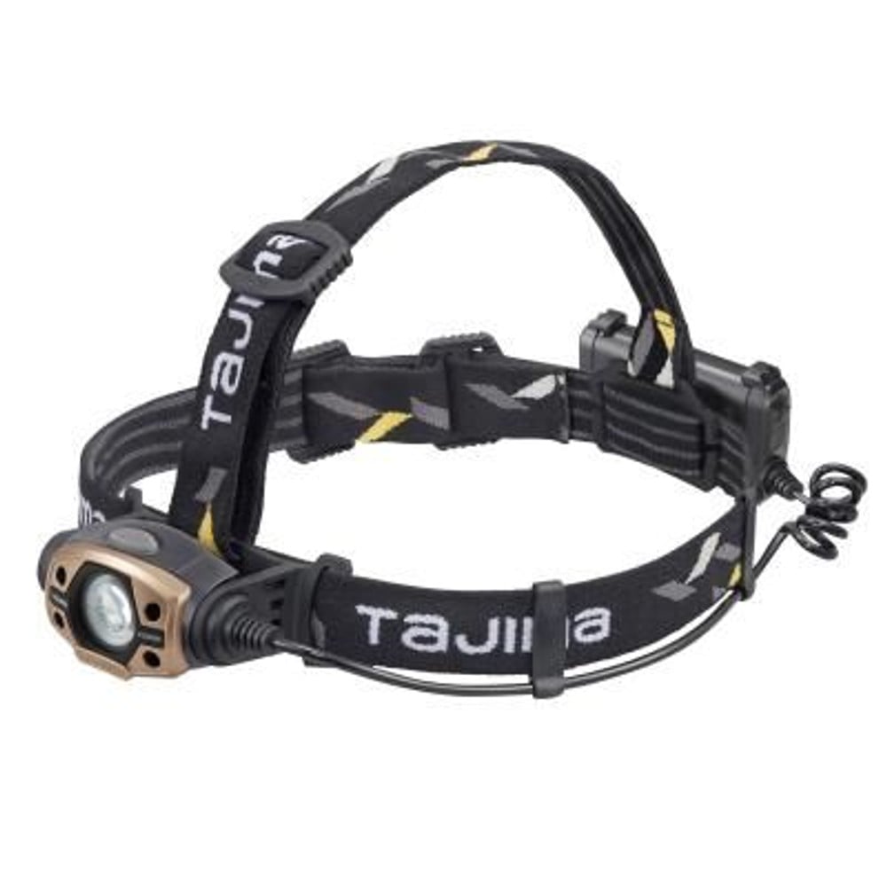 TAJIMA（タジマ） 　ヘッドライト CD 500lm フラッド照射 3718セット　LE-C502D-SP, ブラック, 500lm