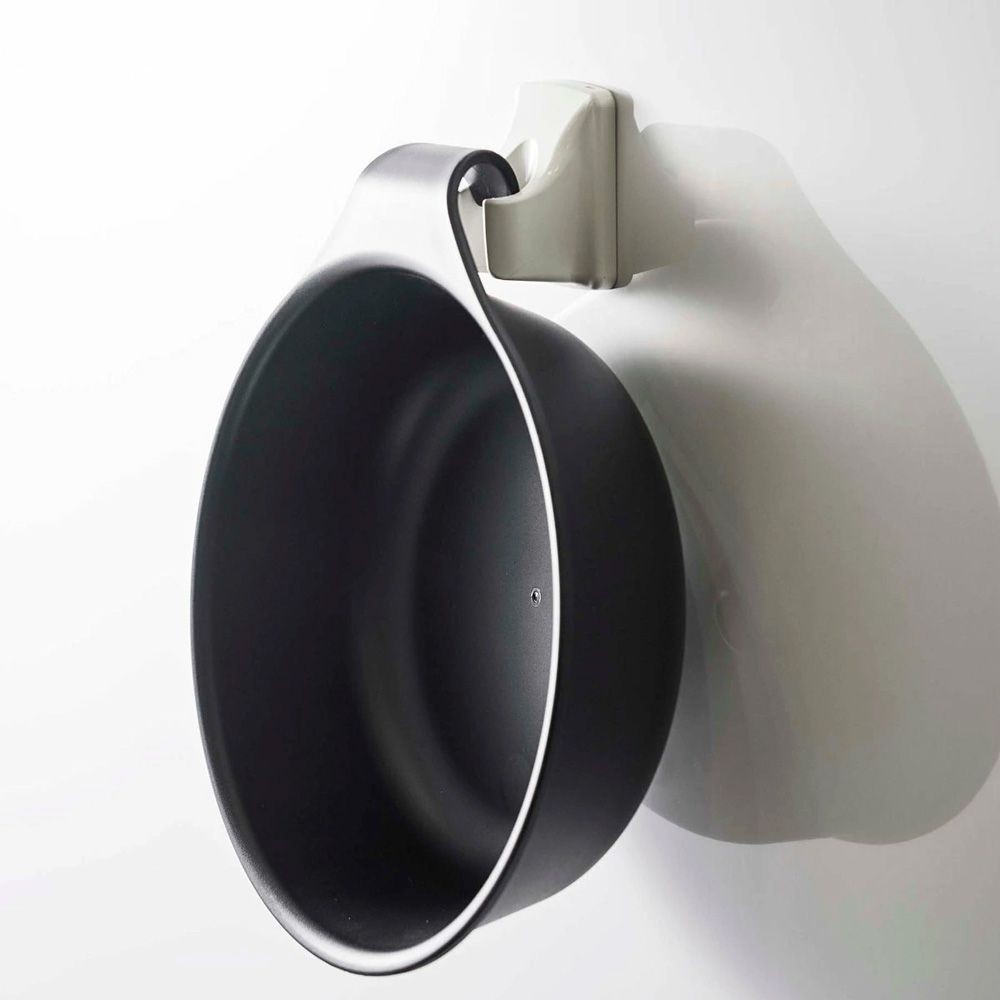 山崎実業 MIST ミスト マグネット&引っ掛け湯おけ, ホワイト, 幅275mm&times;奥行240mm&times;高さ80mm