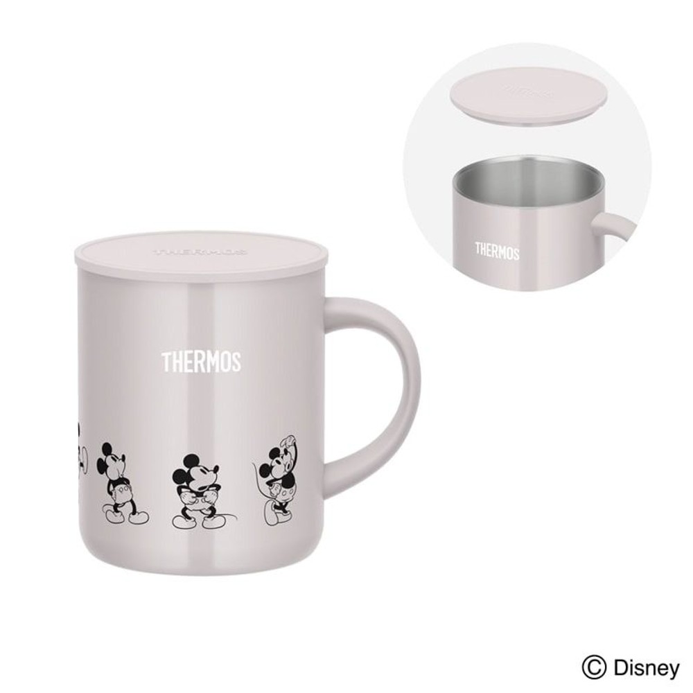 サーモス　真空断熱マグカップ ＪＤＧー３５１ＤＳ ＷＢＥ, ホワイトベージュ, 350ml