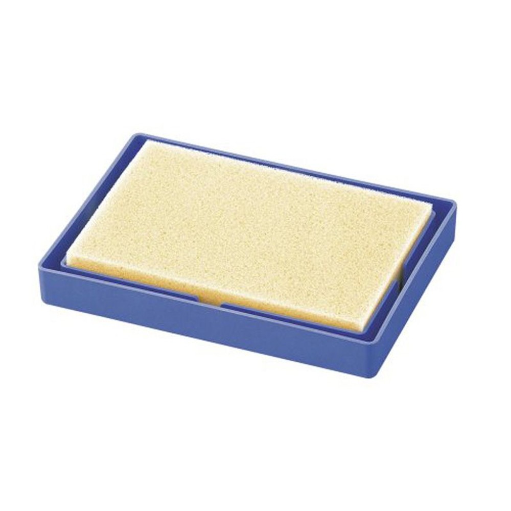 オープン　抗菌スポンシケース, イエロー(丸), 丸型