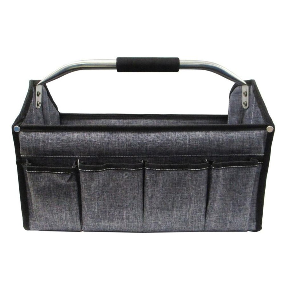 WIZ'A ウィザ 折畳ツールバック WZB-006BL, グレー, 折り畳み式