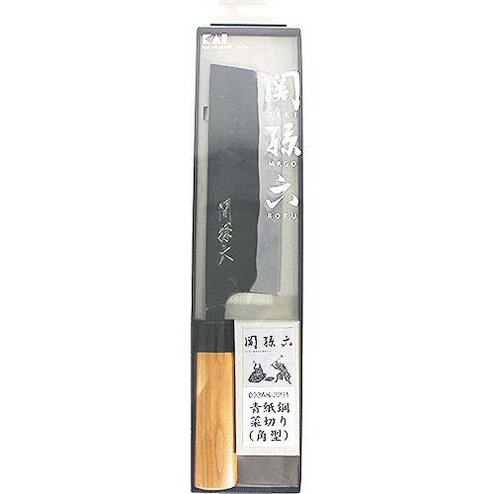 青紙鋼　角型菜切165　AK2291　貝印, -, -