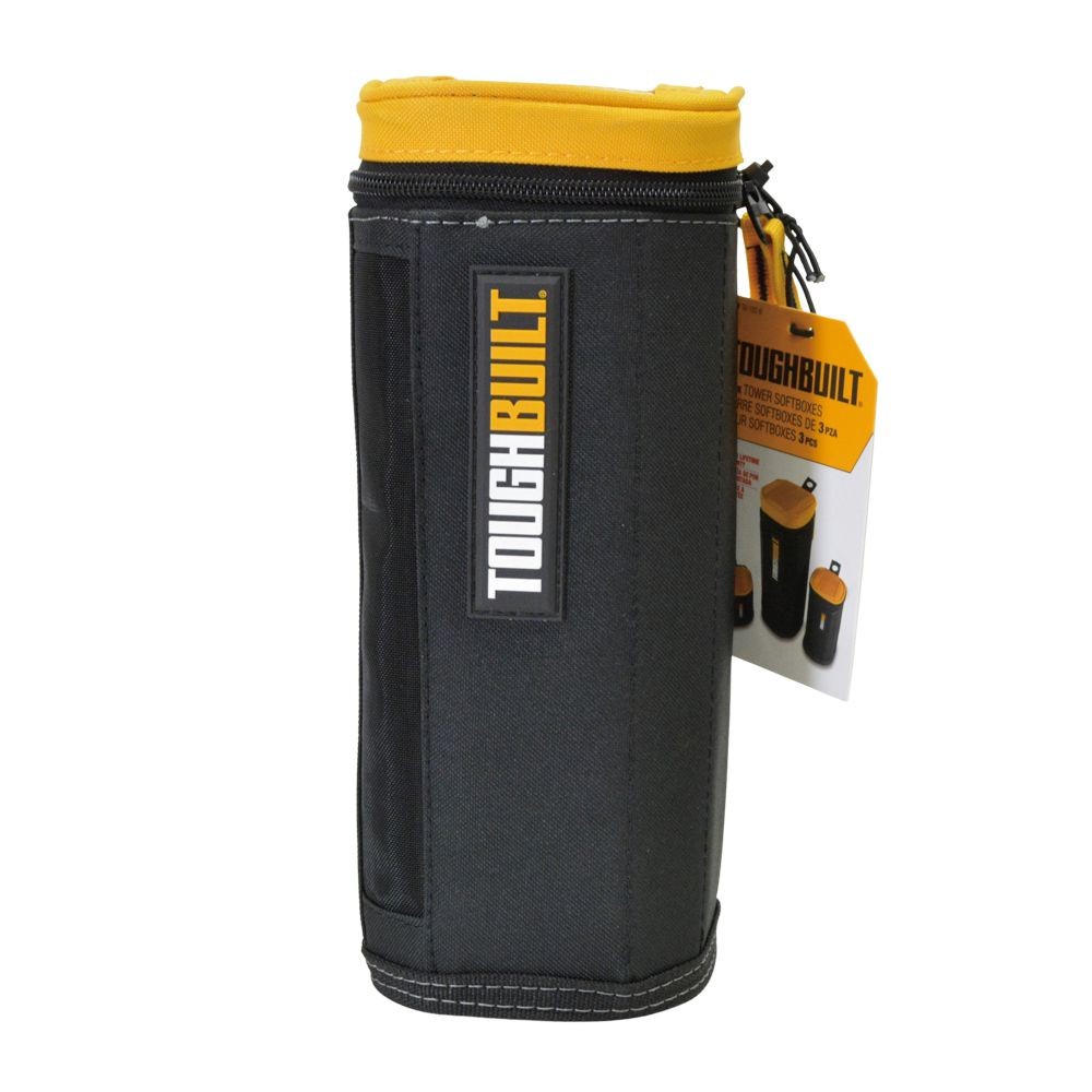 TOUGHBUILT（タフビルト）　タワーソフトボックス 3個セット, 黒, TB-192-B