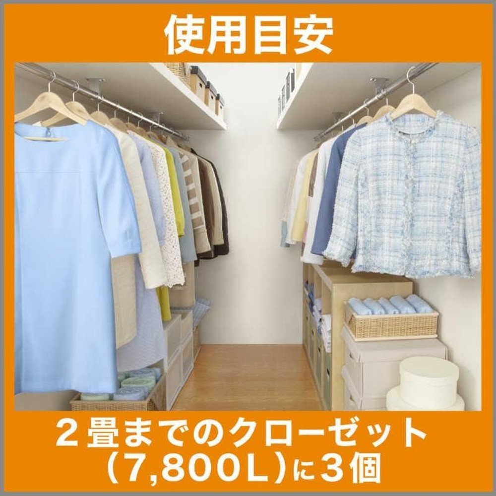 エステー ムシューダ 一年防虫ウォークインクローゼット用, 一年防虫, ウォークインクローゼット用