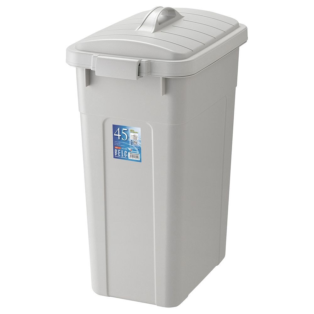 ベルク　角ペール　本体　ＬＧＹ, グレー, 45L