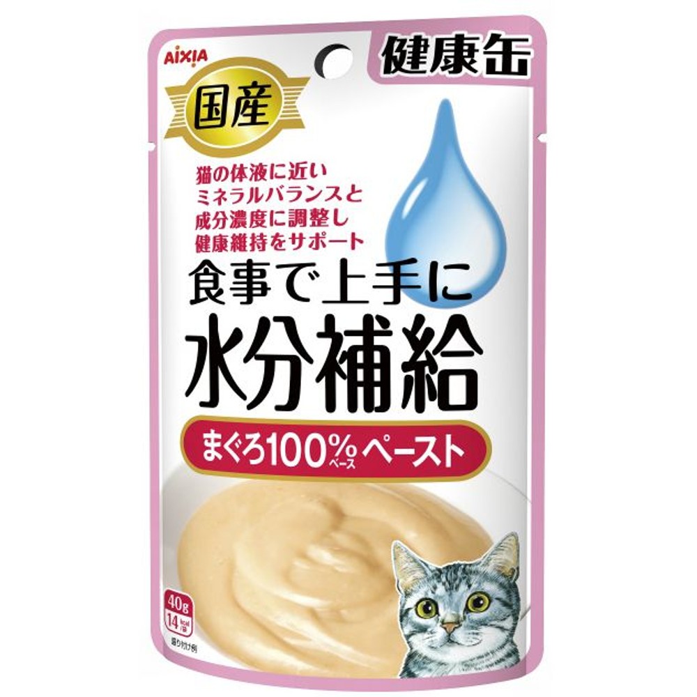 国産健康缶パウチ水分補給まぐろペースト４０ｇ, -, 40g