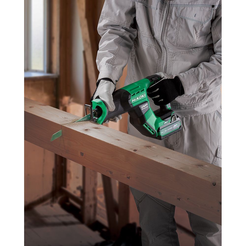 ハイコーキ　HIKOKI ３６Ｖセーバソー（蓄電池２個、充電器付き） CR36DMA (2XPZ), グリーン, CR36DMA (2XPZ)