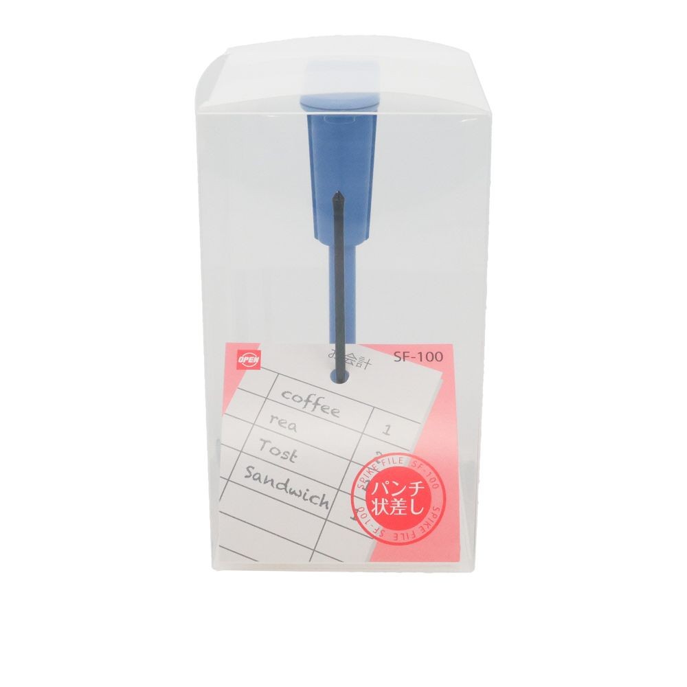 オープン　パンチ状差し　青　　ＳＦ―100, 青, 115g