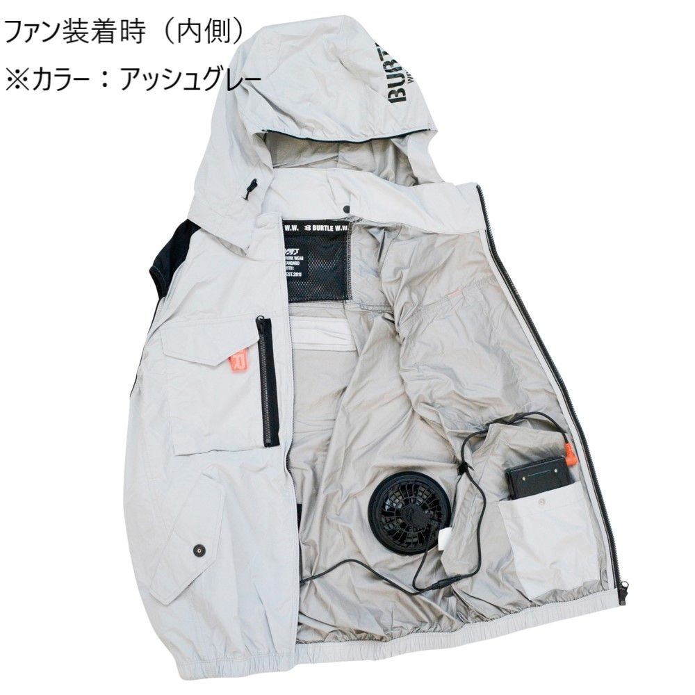 BURTLE AIRCRAFT バートル エアークラフト 【2024年モデル】 AC1154 ブラック, ブラック, Mサイズ