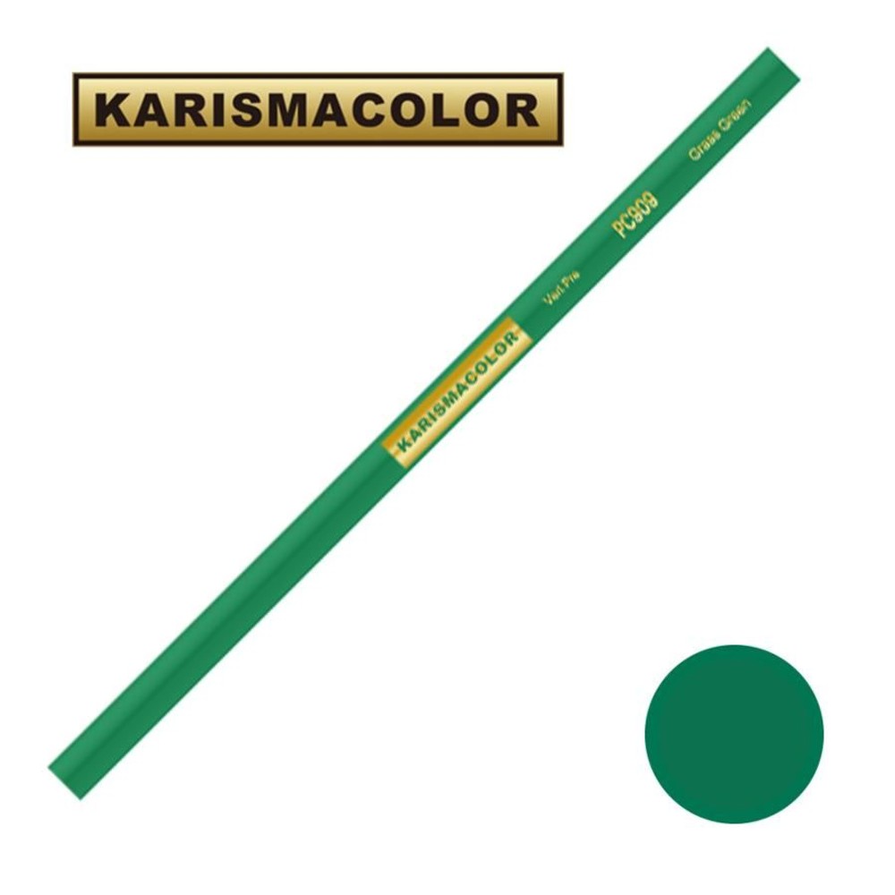 サンフォード カリスマカラー 色鉛筆 PC909 Grass Green グラスグリーン (SANFORD KARISMA COLOR), PC909 Grass Gree, サンフォードカリスマカラー色鉛筆