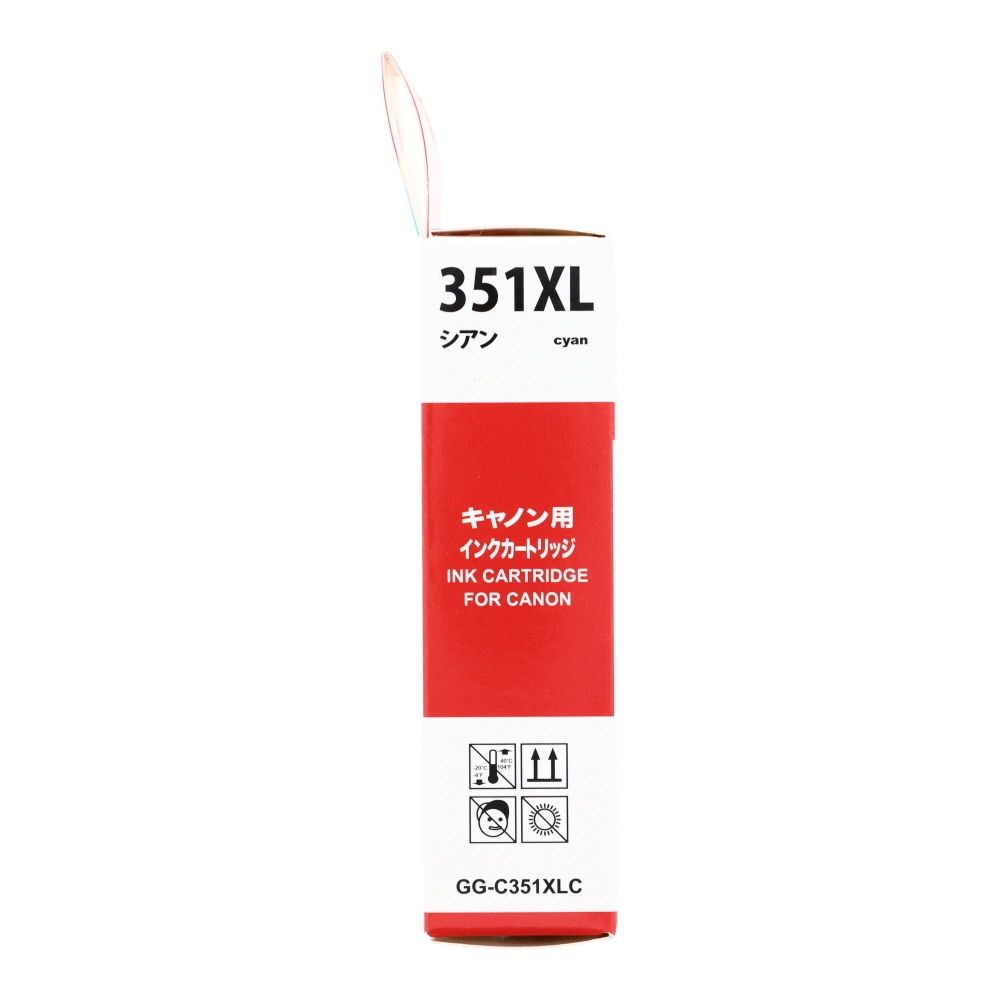 日本ナインスター　汎用インクＢＣＩー351ＸＬＣ互換, シアン, キャノン用