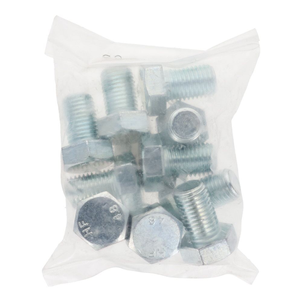 ユニクロ　六角ボルト　Ｍ１６&times;２５　１０入, ボルト, 10個入り