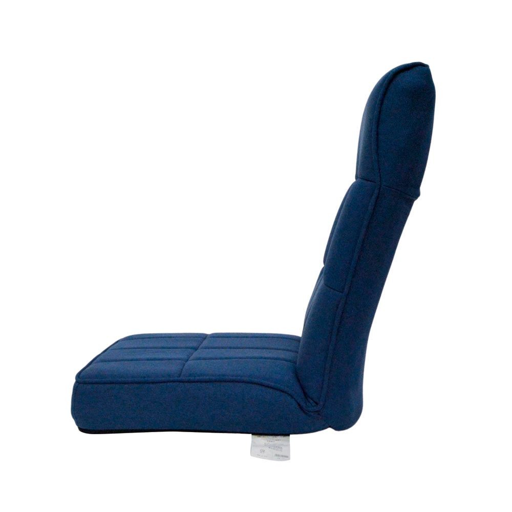 ジェルクッション座椅子, ネイビー, 幅490mm&times;奥行620mm&times;高さ710mm