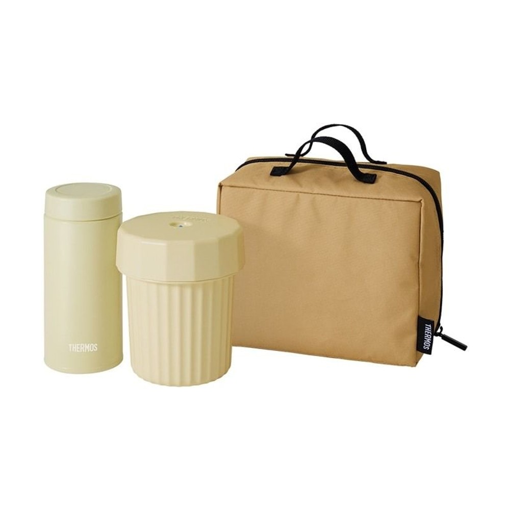 サーモス　ヌードルコンテナーＪＥＣー１０００ ＢＥ, ベージュ, 1人前分