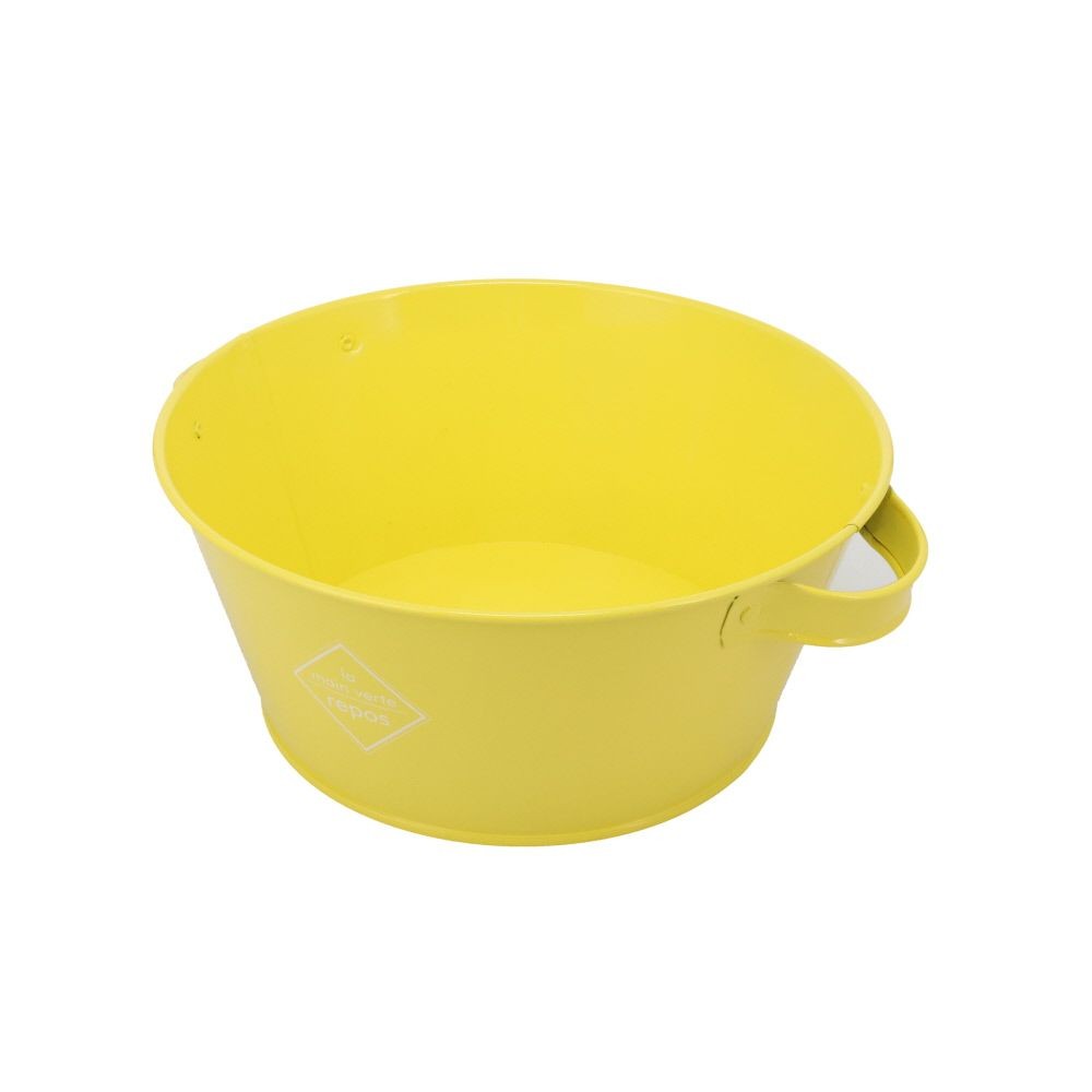 ピースポット　浅型７号, ブラック, 浅型7号