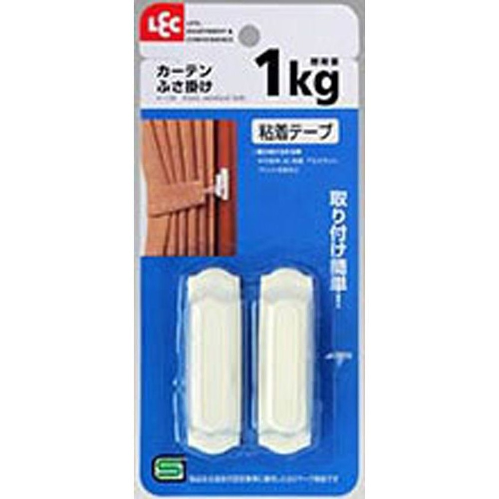 レック　カーテンふさ掛　　　　ホワイト, その他カラー１, その他サイズ１