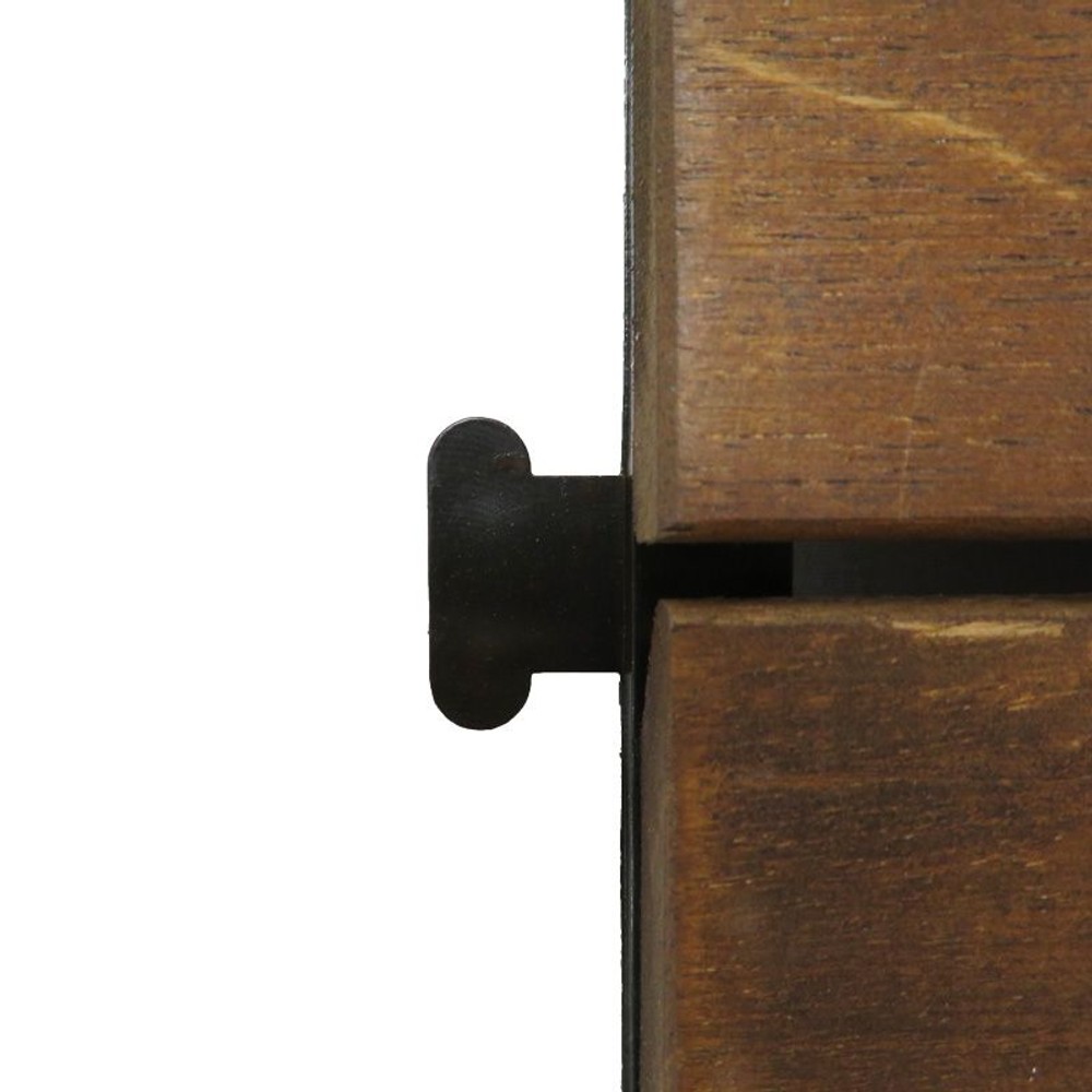 ジョイント式ウッドパネル, クロス（アカシア）, 6個セット