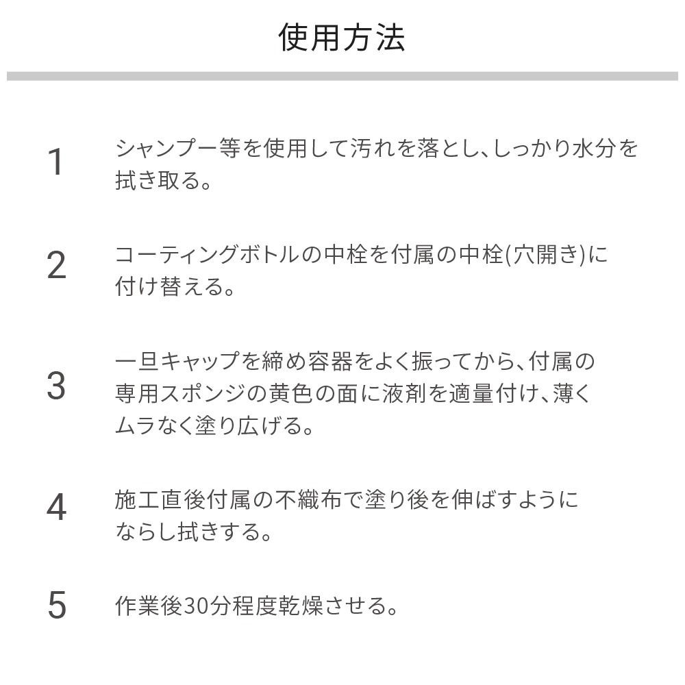 ペルシード　未塗装樹脂ガラスコーティング, コート剤, 20ml