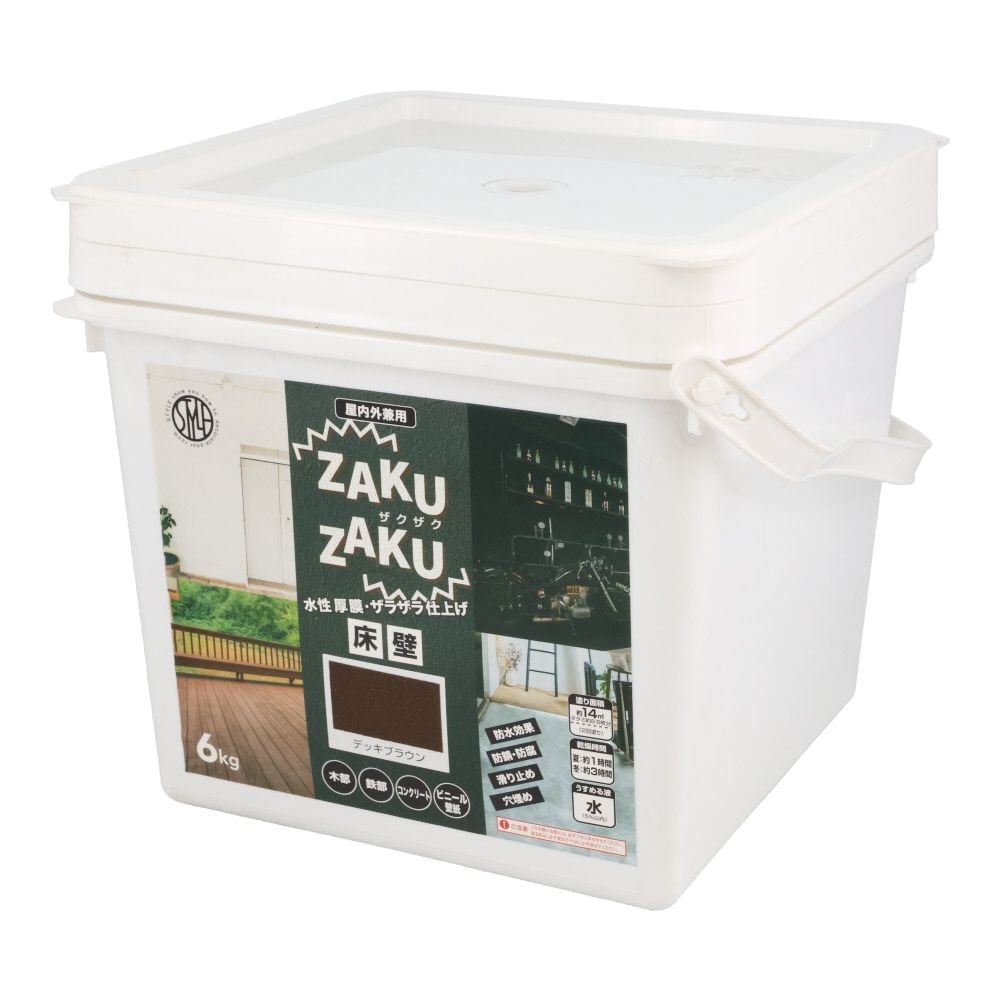 ニッぺ STYLE ZAKUZAKU 6kg デッキブラウン HUP204, デッキブラウン, 6kg