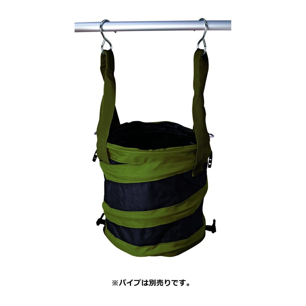 ウイザ WIZ'A　スプリングバッグ　ラウンド型　緑帯, GR（15cm）, 15cm