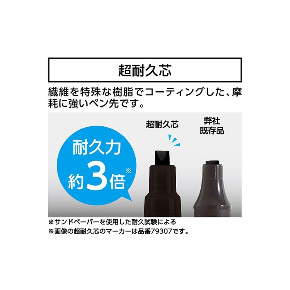 工事用 超耐久ペイントマーカー中字 丸芯 蛍光ピンク, ピンク, 中字 丸芯
