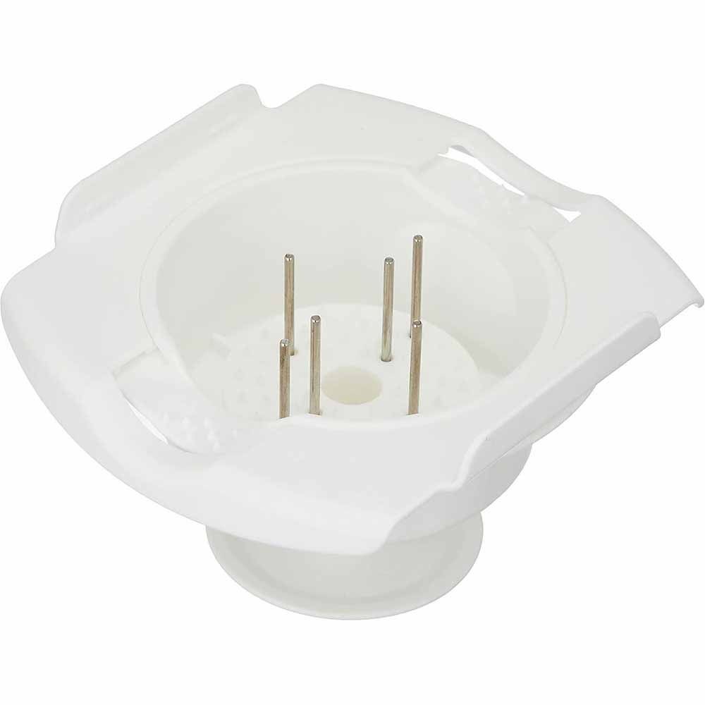 下村工業 フルベジ 野菜ホルダー 回転式 FV-665, ホワイト, FV-665