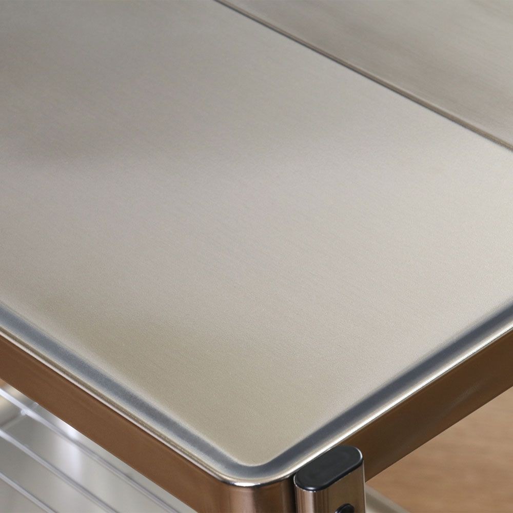 不二貿易 スタイリッシュフォールディングワゴン【メーカー直送・代引不可】, ホワイト, 幅680mm&times;奥行400mm&times;高さ700mm