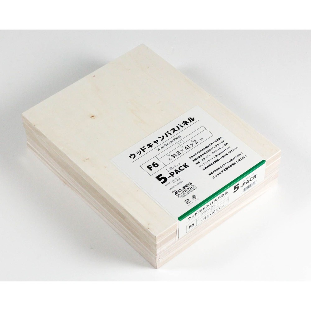 輸入木製パネルＦ６　５枚パック, 木, F6(410×318mm)