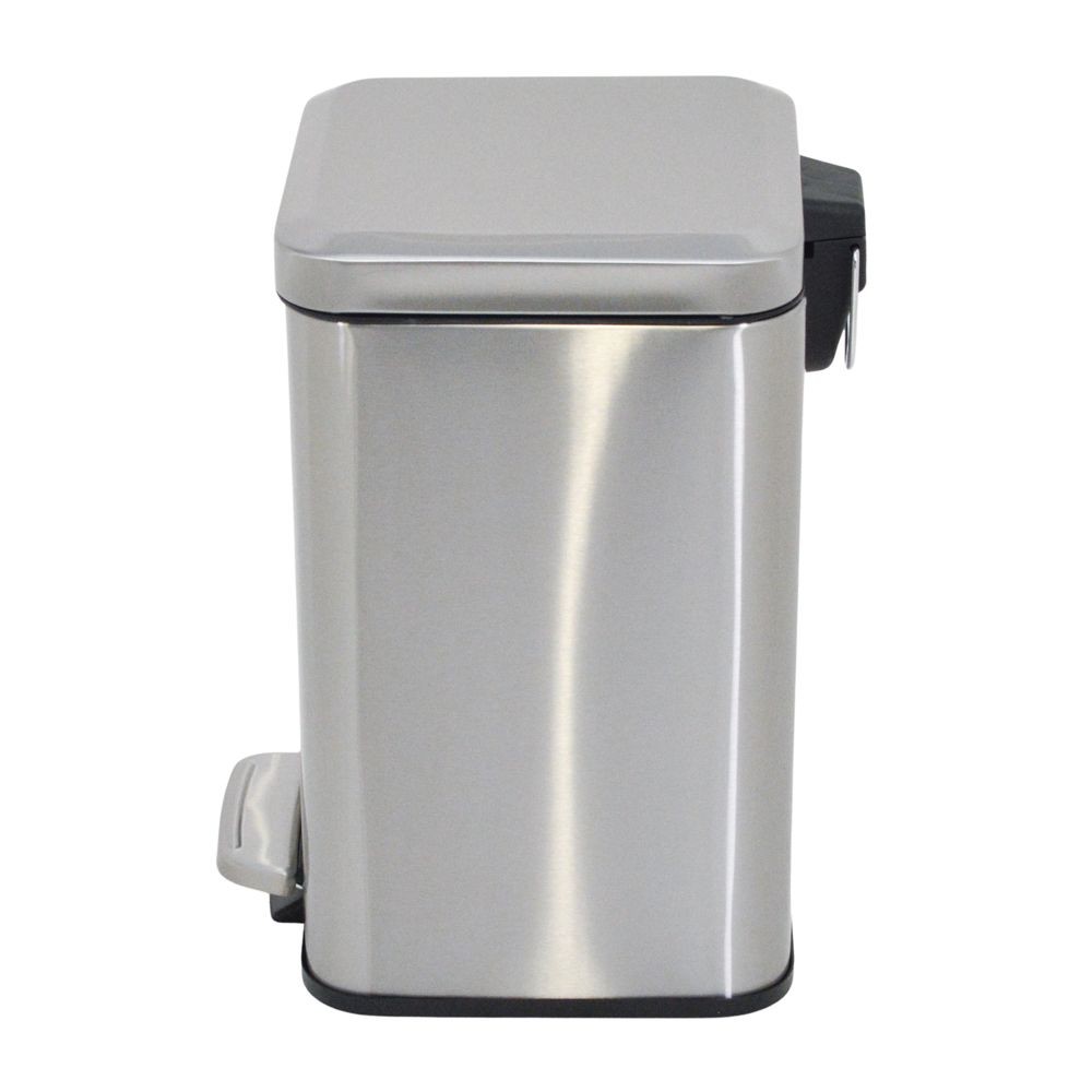 ウィザ WIZ'A ステンレスペダルペール　スクエア型, シルバー, 6.0L
