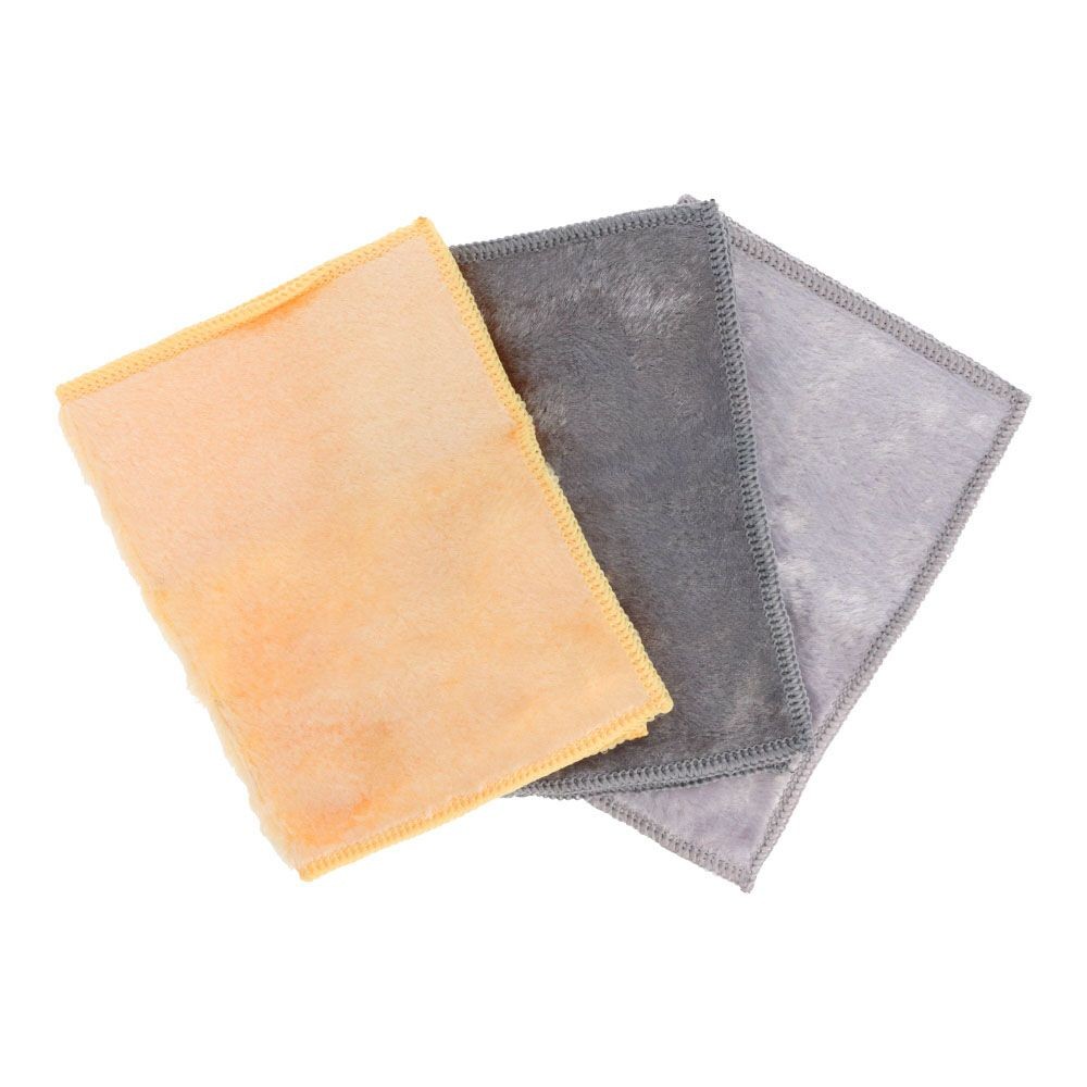 ウィザ WIZ'A　汚れを絡めとるマジッククロス　３枚組　３０&times;２０ｃｍ, 3色, 3枚