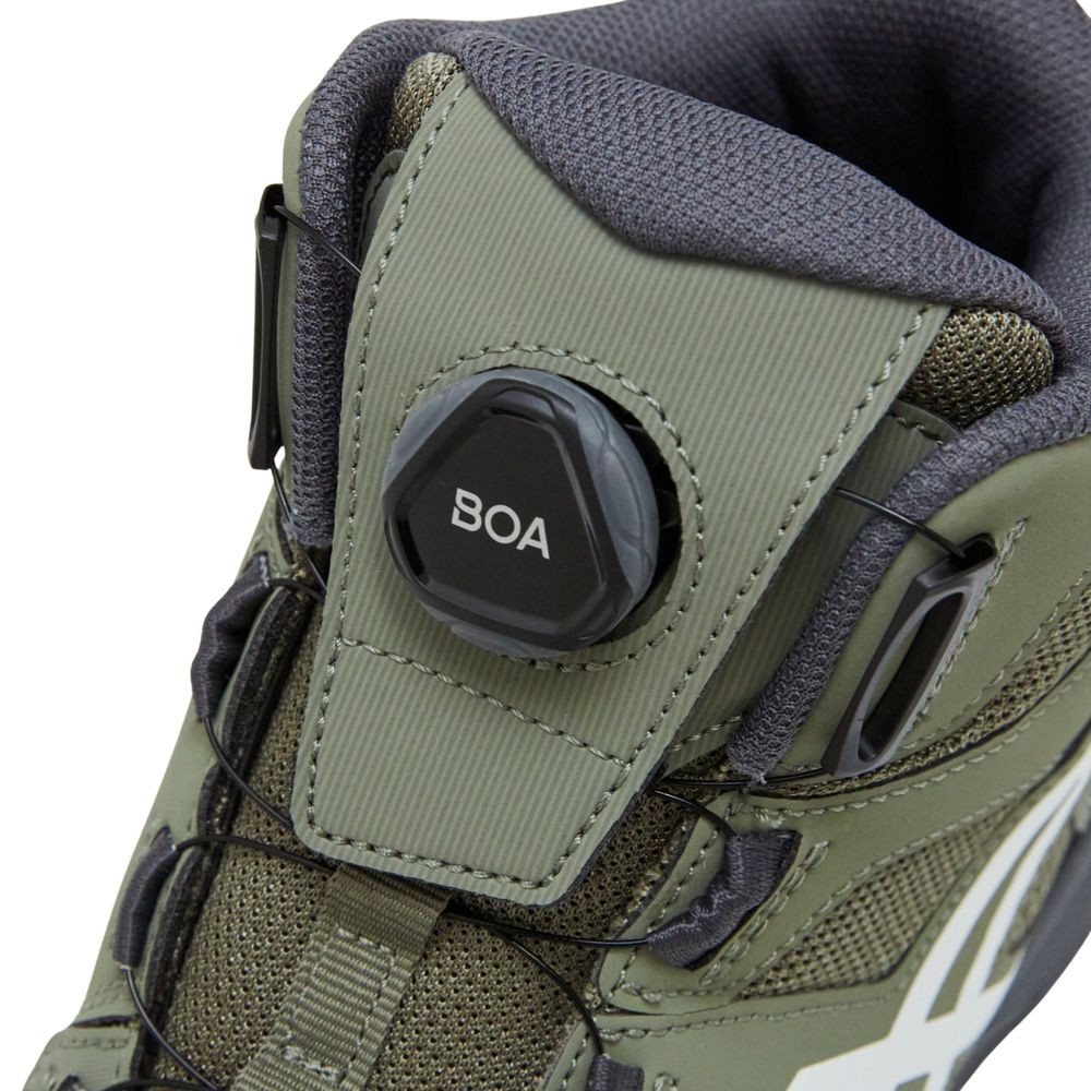 アシックス（ASICS） ウィンジョブ CP214 TS BOA ライケングリーン×ホワイト, ライケングリーン×ホワイト, 25.5cm