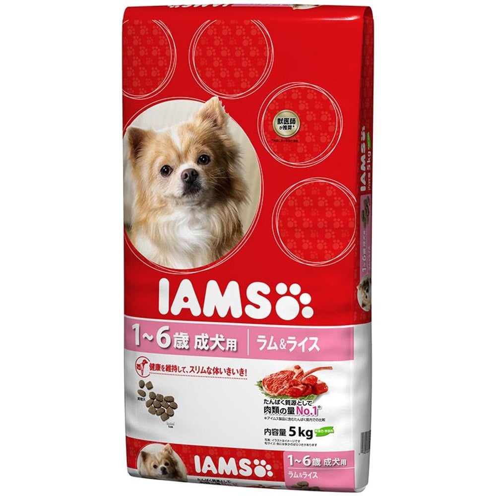 アイムス成犬用ラム＆ライス　5ｋｇ, ラム＆ライス, 5kg
