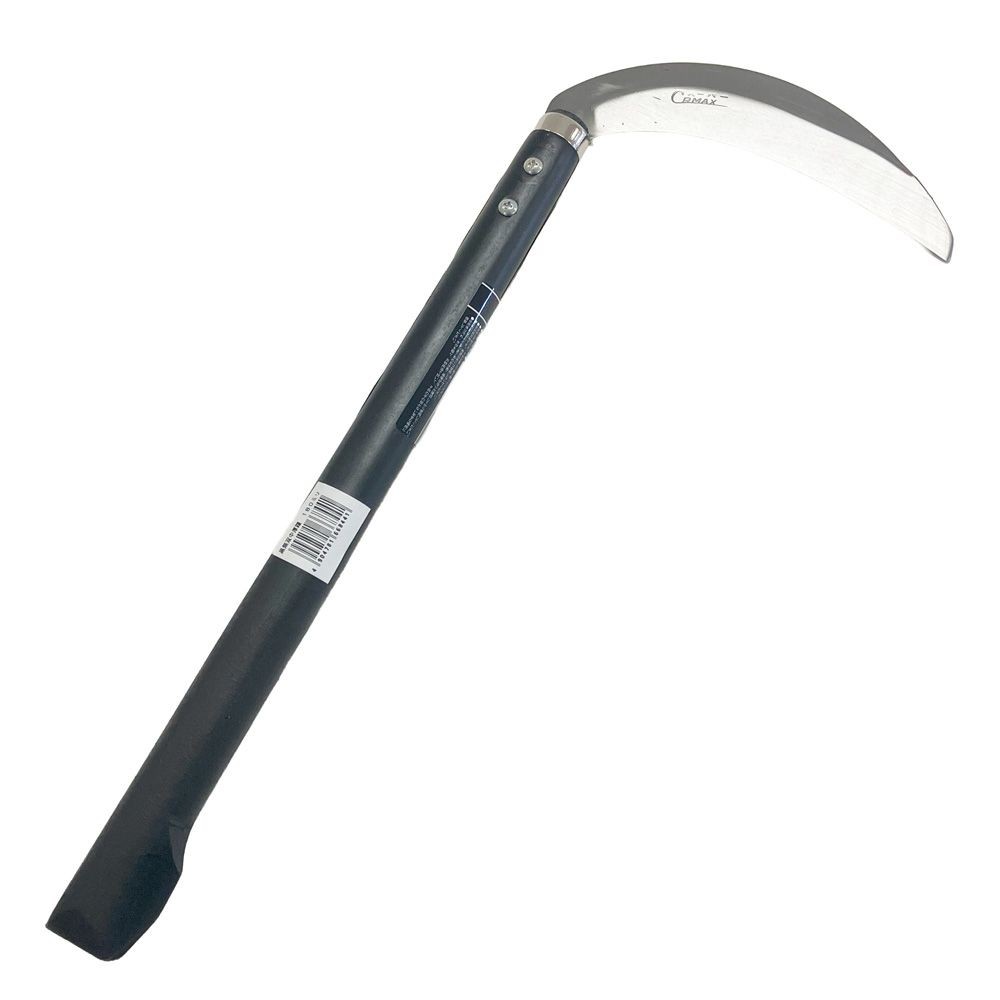 黒無双 中厚鎌 クロマックス鋼 １８０ｍｍ 荒草刈用, 中厚鎌, 幅180mm&times;奥行425mm&times;高さ24mm